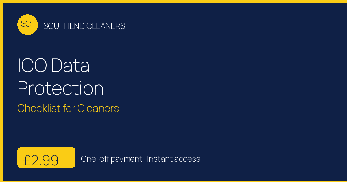 Cover image for “ICO Data Protection for Cleaners: The 2026 Toolkit”